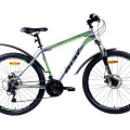 Велосипед горный Aist Quest Disc 26",13" серо-зеленый 2021
